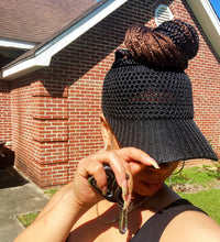 Load image into Gallery viewer, Sun&#39;s Out Bun&#39;s Out Hat - Black